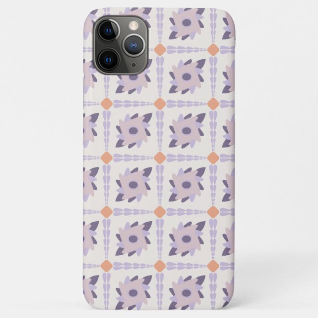 Lila Pastellfliese Case-Mate iPhone Hülle (Rückseite)