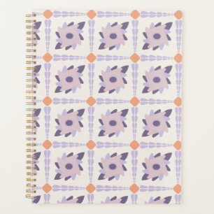 Lila Pastellfliese Planer