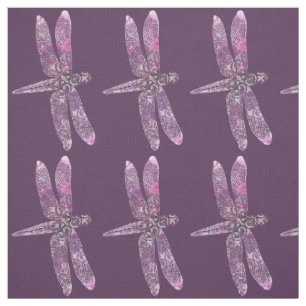 Lila Patina: Libelle Stoff