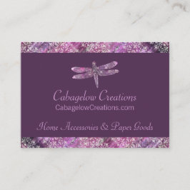 Lila Patina: Libelle Visitenkarte