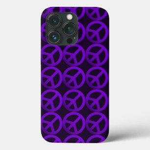Lila Peace Sign Phone Case
