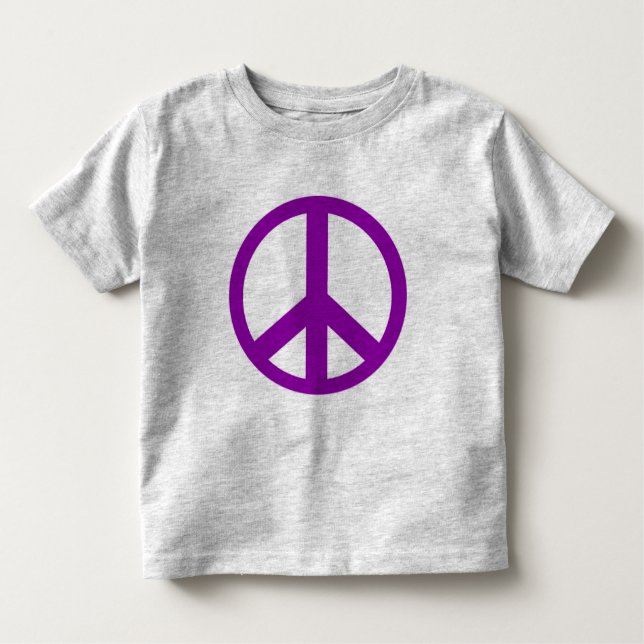 Lila Peace Sign T Shirts, Hoodies, Tasse Kleinkind T-shirt (Vorderseite)