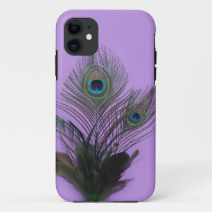 Lila Peacock Feathers iPhone 5 Case-Mate Hülle