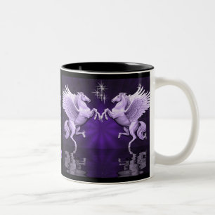 Lila Pegasus Reflections Kaffeezubereitung Tasse