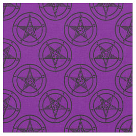 lila Pentagramm-halloween Stoff