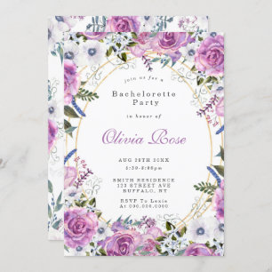 Lila Peony Anemone Junggeselinnen-Abschied