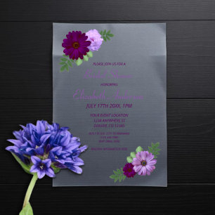 Lila Peony Floral Brautparty