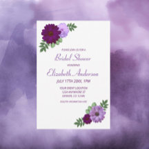 Lila Peony Floral Brautparty