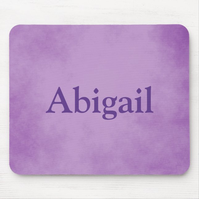 Lila Pergament Mousepad (Vorne)