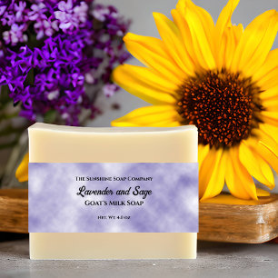 Lila Pergament Papier Art Soap Band