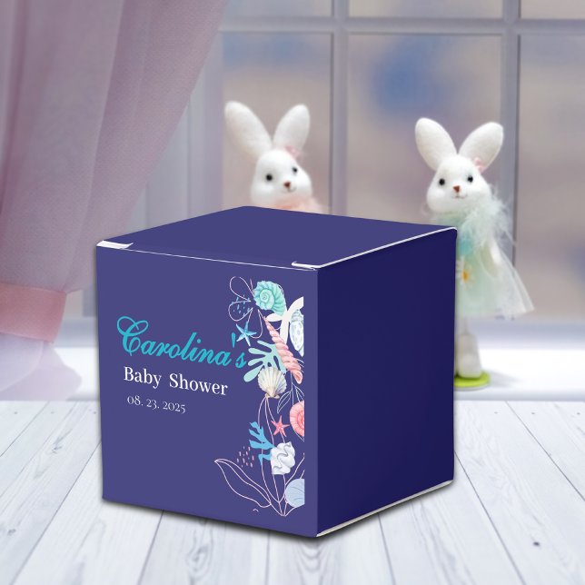 Lila Perle unter der Babydusche Geschenkschachtel (Von Creator hochgeladen)