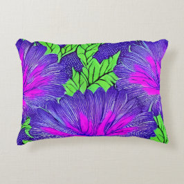 Lila Petals Akzent Pillow Dekokissen