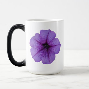 Lila Petunia-Blume Verwandlungstasse