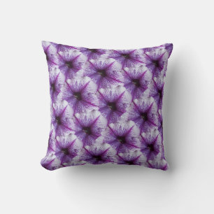 Lila Petunia Kissen
