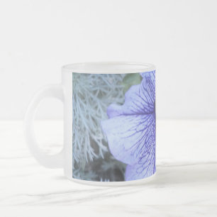 Lila Petunia-Tasse Mattglastasse