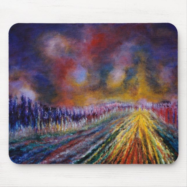 Lila Pfad Mousepad (Vorne)