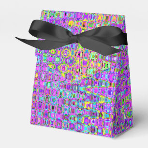 Lila Pfau Geschenkschachtel