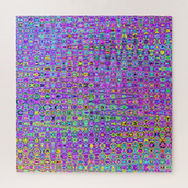 Lila Pfau Puzzle (Vertikal)