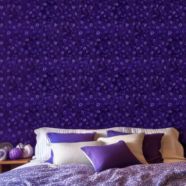 Lila Pfauenparadies Tapete (Von Creator hochgeladen)