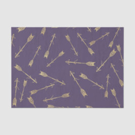 Lila Pfeile (Design 7 der Lila Serie) Seidenpapier