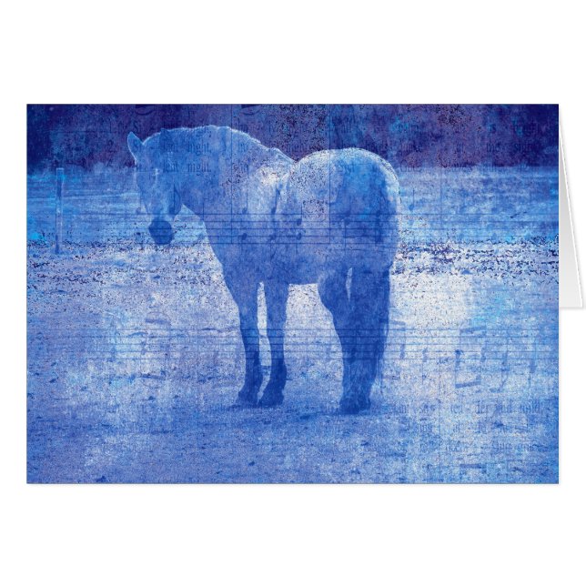 Lila Pferd (Vorderseite (Horizontal))