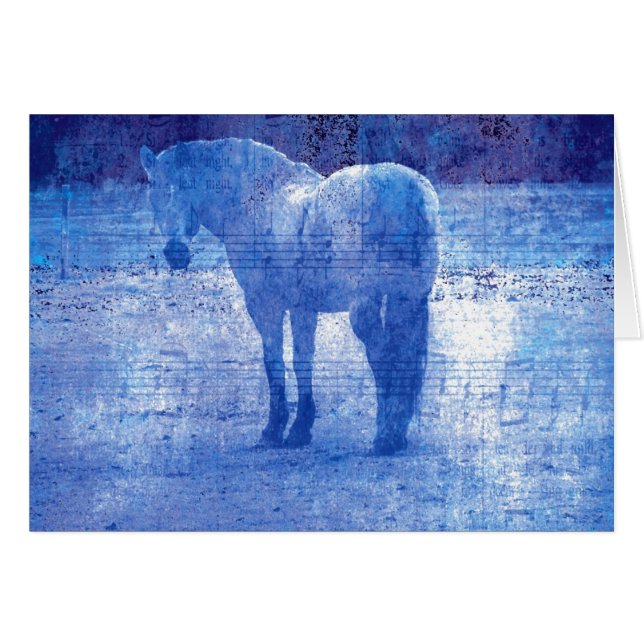 Lila Pferd (Vorderseite (Horizontal))