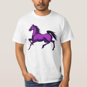 Lila Pferd Shirt