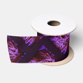 Lila Pferdekunst Satinband