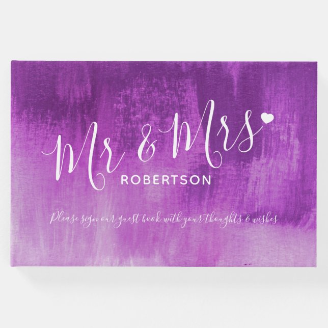 Lila Pflaumenmuseum Gästebuch (Vorderseite)