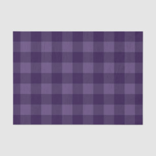 Lila Pflaumenmuster Tartan Kariert Seidenpapier
