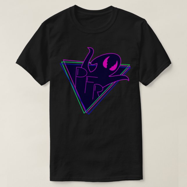 Lila Phantom-Logo T-Shirt (Design vorne)
