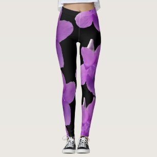 Lila Philippinischer Violettschwarz Leggings