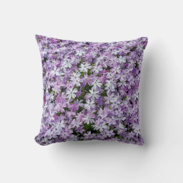 Lila Phlox-Blume Kissen
