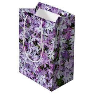 Lila Phlox-Blume Mittlere Geschenktüte