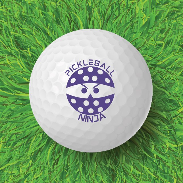 Lila Pickleball Ninja Golfball (Von Creator hochgeladen)