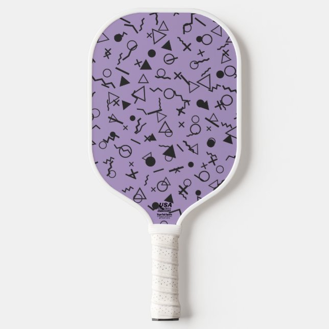 Lila Pickleball-Paddel Pickleball Schläger (Vorderseite)
