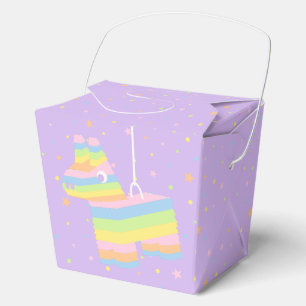 Lila Piñata-Partygeschenkbox Geschenkschachtel