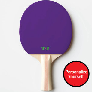 Lila Ping Pong Paddle Tischtennis Schläger