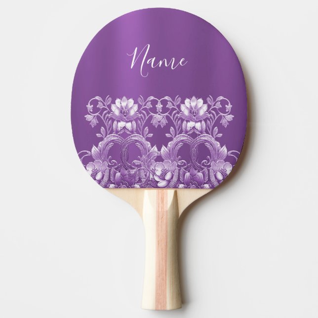 Lila Pingpong Paddle Tischtennis Schläger (Vorderseite)