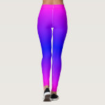 Lila Pink Blue Neon Gradient Ombre Leggings<br><div class="desc">Lila rosa blaue Neon Gradient Ombre Moderne Legierung</div>