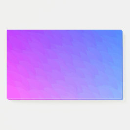 Lila Pink Blue Ombre Flame Muster Jumbo Post It Post-it Klebezettel