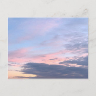 Lila Pink Blueish Sky Postkarten