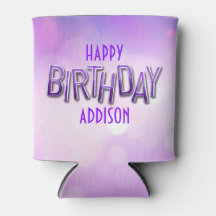 Lila Pink Bokeh Geburtstag