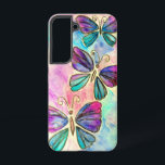 Lila Pink Butterfells Samsung Galaxy Case Hülle<br><div class="desc">Farbenfrohe Schmetterlinge Flying Samsung Galaxy Hüllen oder iPhone Cases - Malerei - Anpassbar - Wählen / Fügen Sie Ihren einzigartigen Text - Name / Farben / Schriftart / Größe / Elemente - Bild / mehr - Make Your Special Gift - Vergrössern und verschieben oder entfernen und fügen Sie Elemente /...</div>