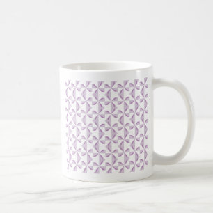 Lila Pinräder Kaffeetasse