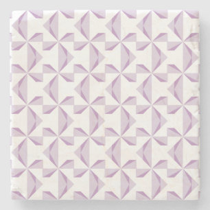 Lila Pinräder Steinuntersetzer