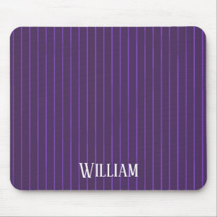 Lila Pinstreifen Mousepad