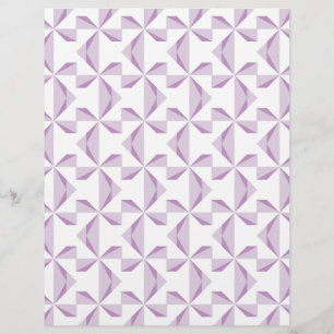 Lila Pinwheels Scrapbook