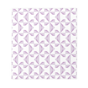 Lila Pinwheels Scrapbook Notizblock