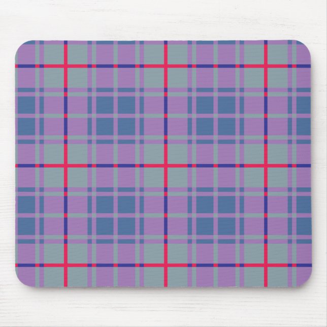 Lila Plakate Mousepad (Vorne)